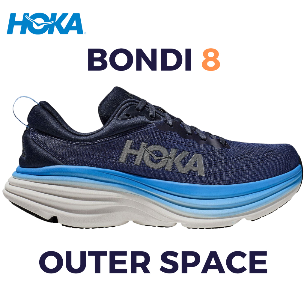 รองเท้าวิ่ง Hoka Bondi 8 Outer Space