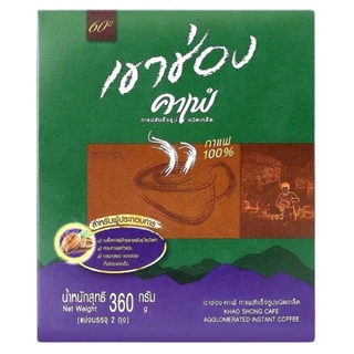 [ 1 กล่อง ] เขาช่อง กาแฟสำเร็จรูปผสมชนิดเกล็ด ขนาด 360 กรัม