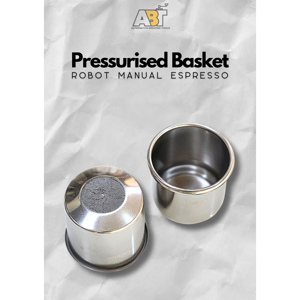 ฺฺ***พร้อมส่ง*** Pressurised Basket Robot Manual Espresso (Cafelat) บัสเก็ตกาแฟสำหรับ ROBOT