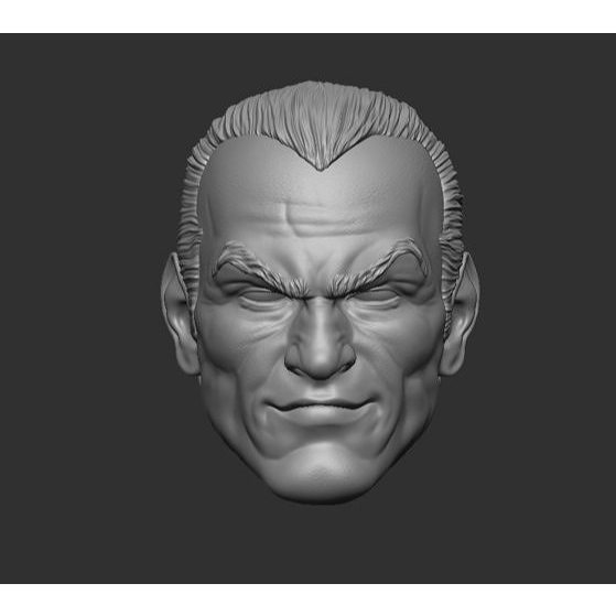 Black Adam - Headsculpt for Action Figures 3D print model 3D print model