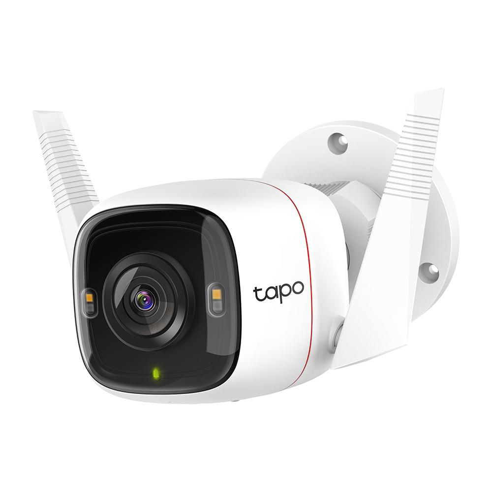 TP-Link กล้องวงจรปิดสำหรับใช้งานภายนอก 4MP ภาพสี24ชม. พูดคุยโต้ตอบได้ รุ่น Tapo C320WS
