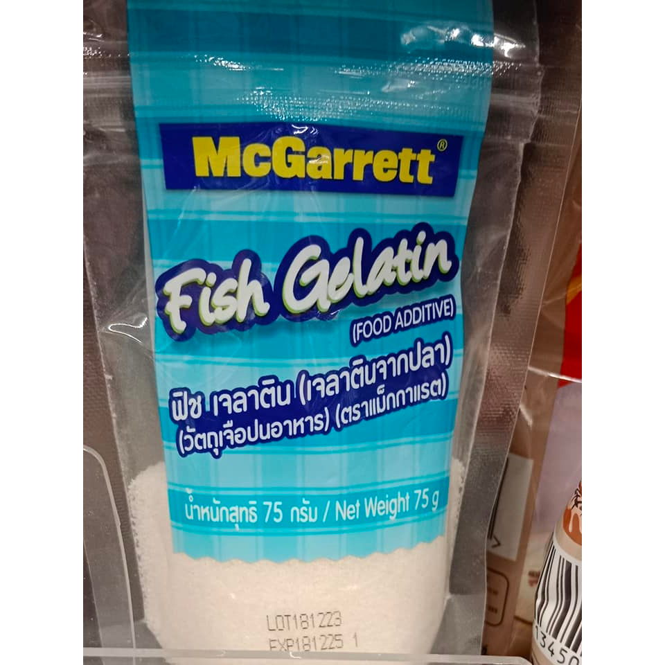 McGARRETT Fish Gelatine / Gelatin 75g