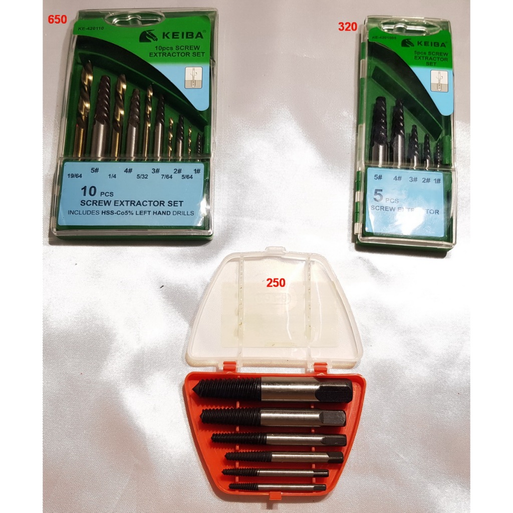 ชุดถอนเกลียวน๊อตที่หัวเสีย KEIBA OKURA  OK-1027 ของแท้ 100 %