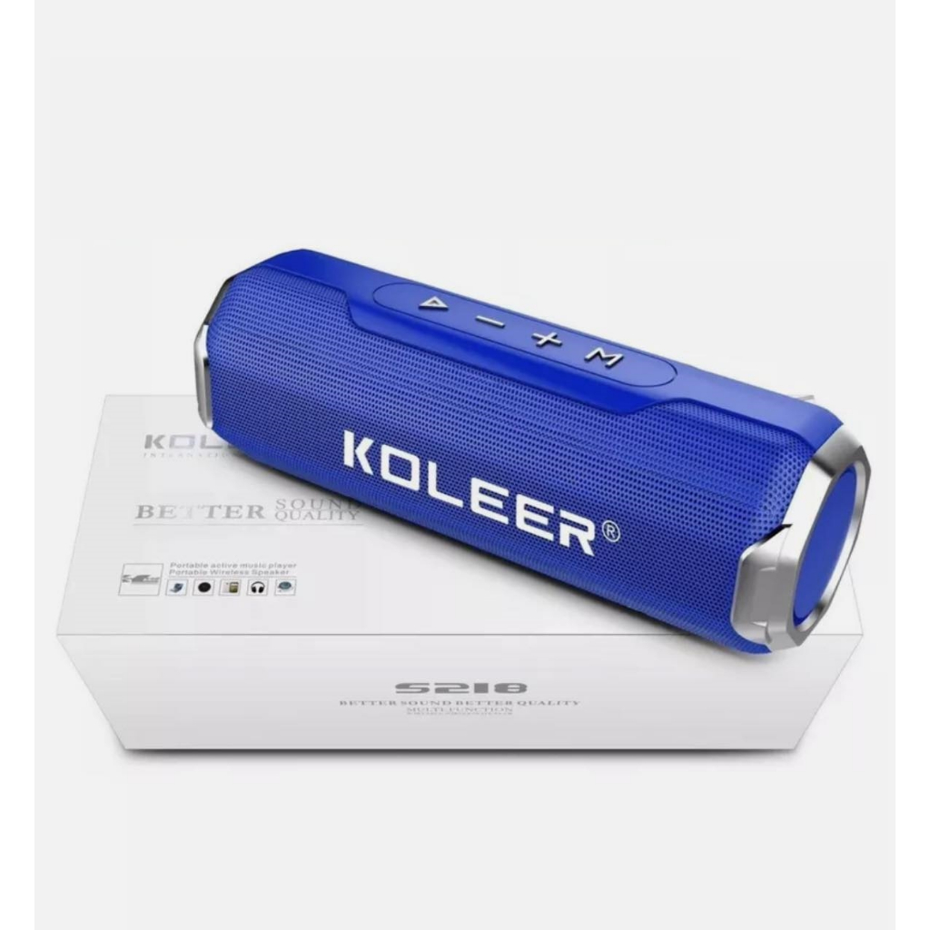 ลำโพงบลูทูธไร้สาย Koleer S218 5W Bluetooth Speaker V5.0 แบบพกพา TF USB ส่งด่วน