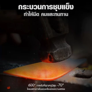 Marino Home มีดอีโต้ มีดปังตอ ด้ามไม้แท้ สันหนส เกรดคุณภาพ No.Y2036