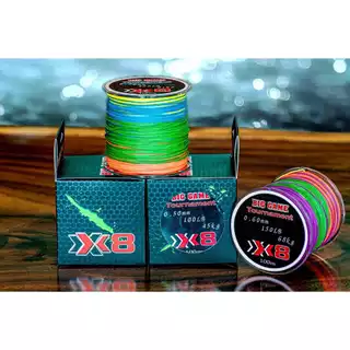 สาย PE Biggame Tournament X8 (ปอนด์ใหญ่ ขนาด 100-500 เมตร)