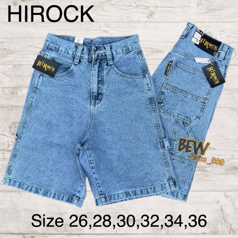 กางเกงยีนส์“ DENIM  HIROCK SKATER ” ยีนส์สเก็ตขาสั้น สไตล์เกาหลี