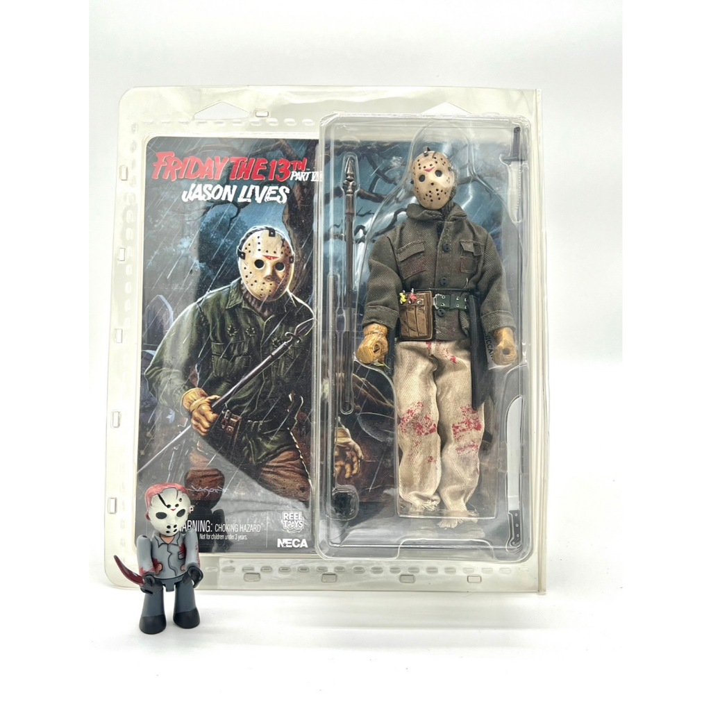 FRIDAY THE 13TH JASON LIVES 8" CLOTHED Action Figure NECA NEW Jason Voorhees
