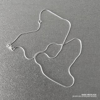(necklace,เฉพาะสร้อยคอ) : BASIC NECKLACE SILVER925 / สร้อยคอ…