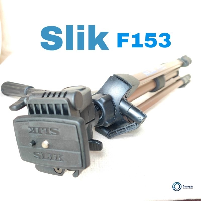 ขาตั้งกล้อง SLIK F-153 Lightweight 131.5 cm Aluminium Camera Tripod pan Head