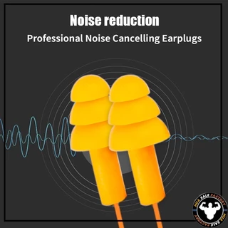 ที่อุดหูกันเสียง ปลั๊กอุดหูลดเสียง เอียร์ปลั๊ก สำหรับเรียนว่ายน้ำ Earplugs พร้อมกล่อง 1 คู่ ปลั๊กอุดหูซิลิโคน