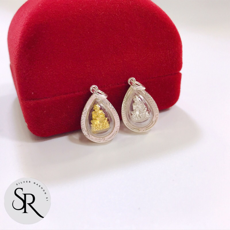 จี้พระหลวงปู่ทวด เงินแท้ 92.5% ขนาด 12 มิล อัดกรอบกันน้ำ ขนาดเล็กน่ารัก - รูปที่ 6