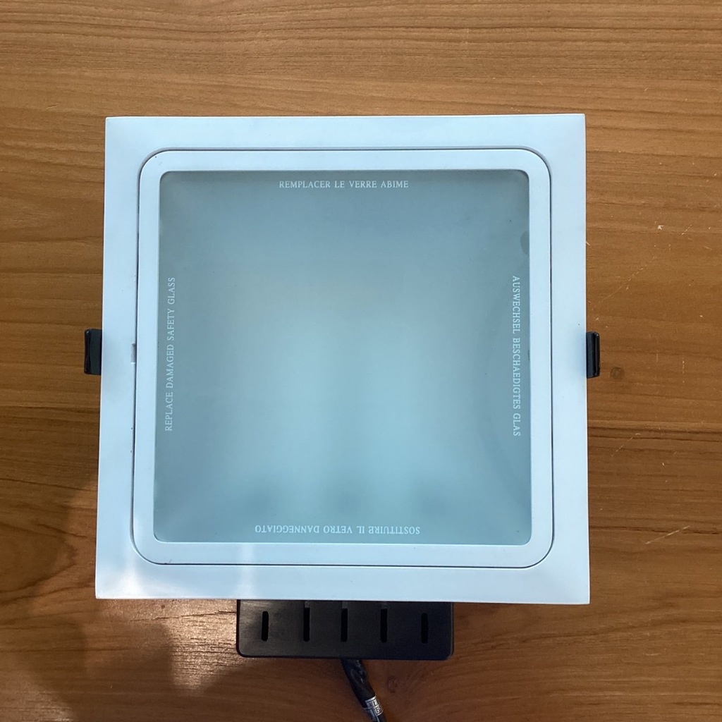 โคมไฟดาวน์ไลท์ ฝังฝ้า จากอิตาลี แบรนด์ Forma Galaxis Square 5579-11 2x18W หลอดG24q-2, สีขาว