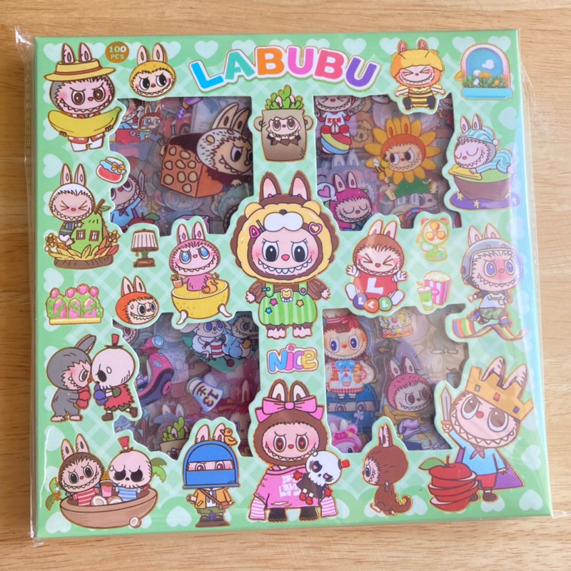 สติ๊กเกอร์ไดคัท 1 กล่อง 96 แผ่น ลาบูบู้ คาบิบาร่า