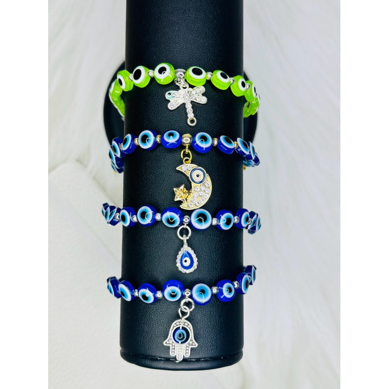 สร้อยข้อมือ Evil Eye 🧿 แท้จากตุรกี ตัว evil eye เป็นเรซิ่น