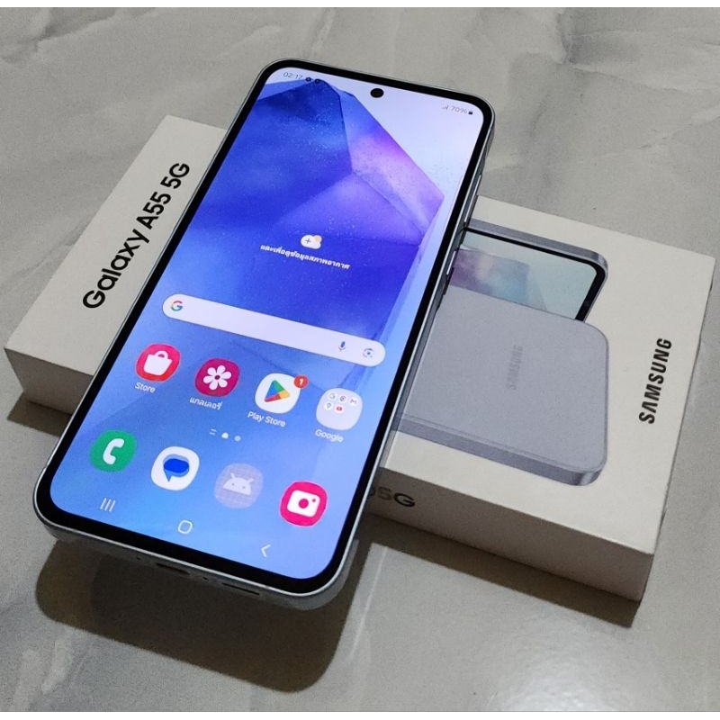 Samsung Galaxy #A55 5G  256GB สินค้าใหม่มีตำหนิ แท้ มีประกัน