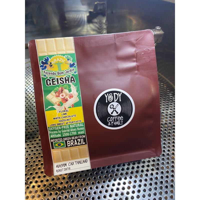 Brazil 🇧🇷Fazenda Bom Jardin “Geisha”natural process Yody Coffee กาแฟเกอิชา บราซิล เนเชอรัล โปรเซส
