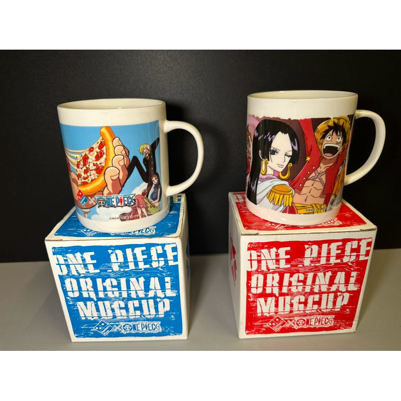 แก้ว One piece x Domino pizza original mug cup