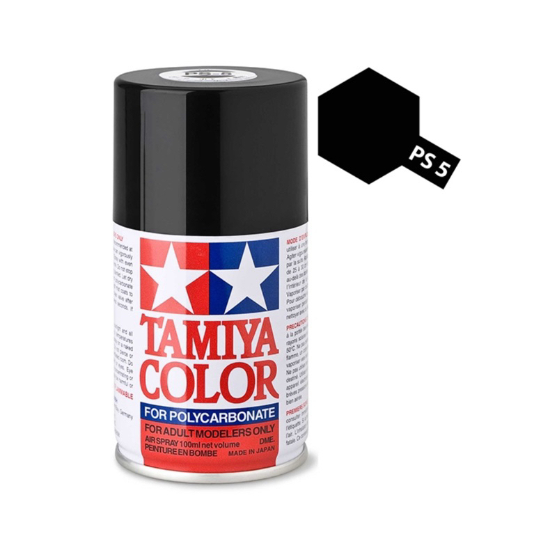 TAMIYA 86005 : PS-5 BLACK สีสเปรย์สีดำ
