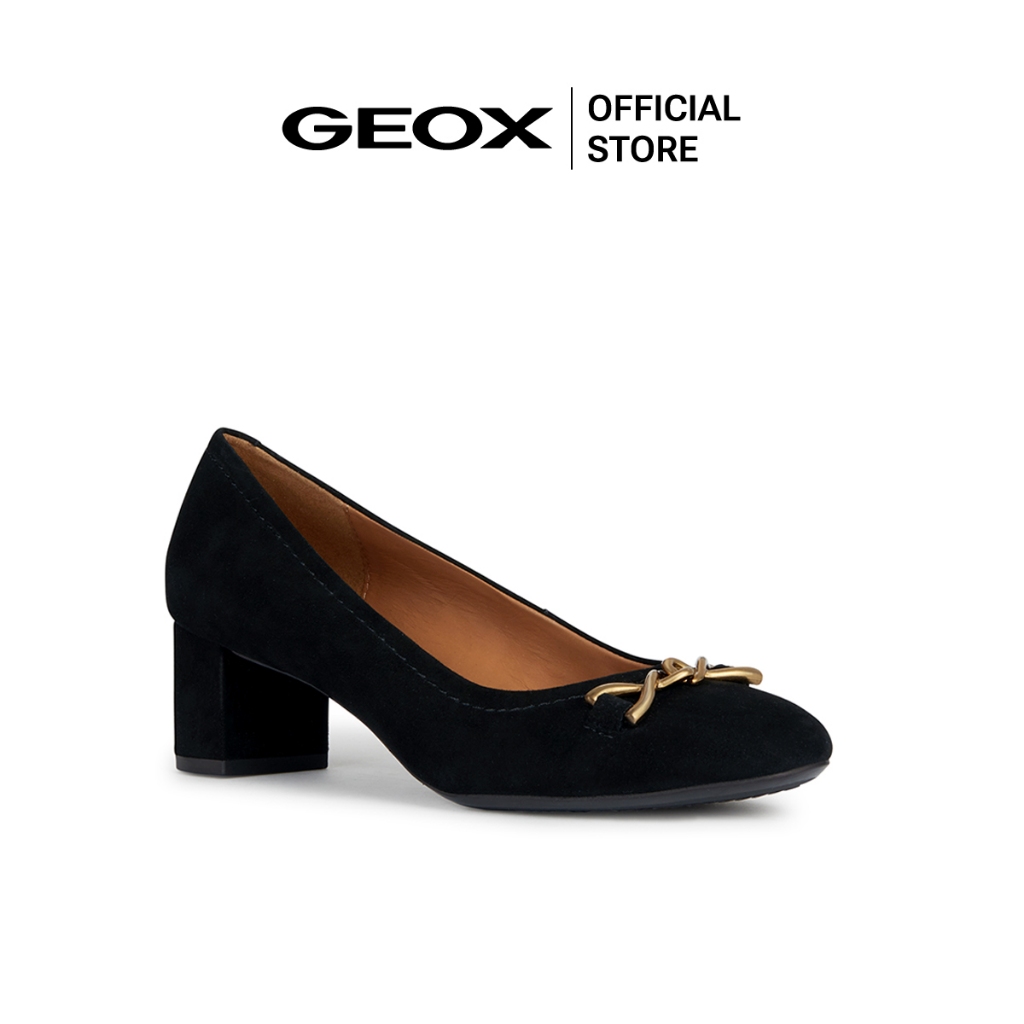 GEOX รองเท้าส้นสูงผู้หญิง รุ่น D PHEBY 50 A - BLACK (D36QMAC9999F_H3BKXX)