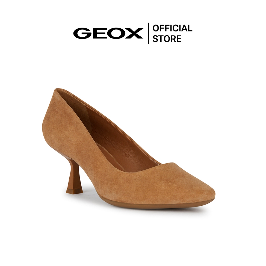 GEOX รองเท้าส้นสูงผู้หญิง รุ่น D GISELDA R - COGNAC SS24 (D45MHAC6001F_S4BRXX)