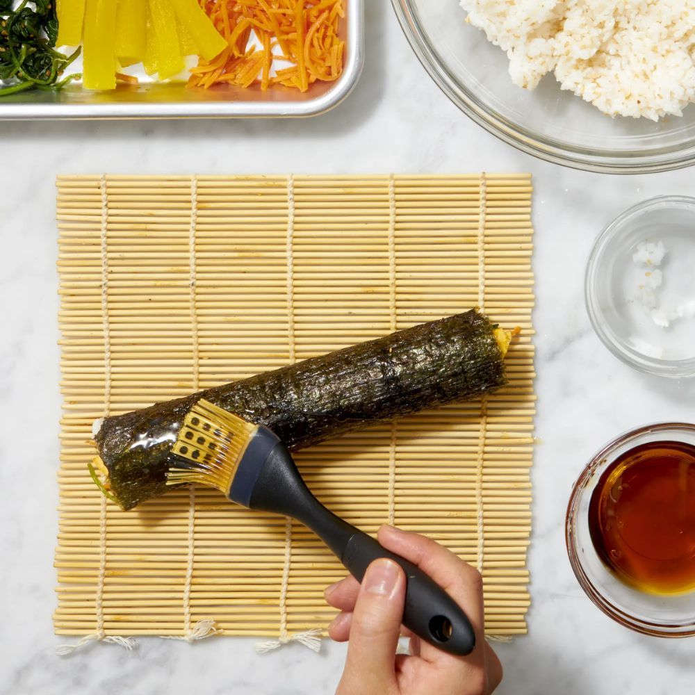 สาหร่ายห่อข้าวเกาหลี คิมบับเกาหลี sajo roasted laver for gimbap 더고소한 김밥용김 전장 20g - รูปที่ 3