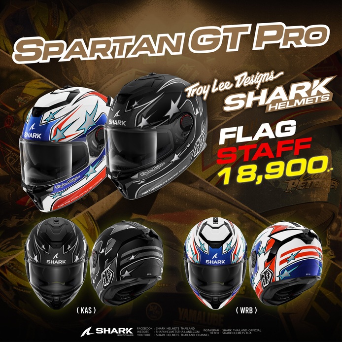 SPARTAN GT PRO x TROY LEE DESIGNS หมวกทัวร์ริ่งตัวท็อป คอลเลคชั่นพิเศษที่ต้องมีติดบ้าน