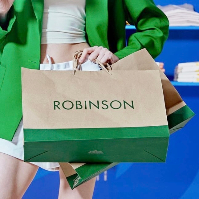 ถุงกระดาษ Robinson ของใหม่ ของแท้ 💯% จากช็อปโรบินสัน