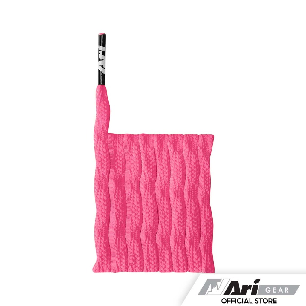 ARI TWIST SHOELACES - PINK เชือกรองเท้า อาริ TWIST สีชมพู