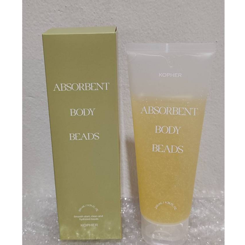 (🌼แท้ / พร้อมส่ง🌼) Kopher Absobent Body Beads 200 ml เจลอาบน้ำมอยส์เจอร์ไรเซอร์