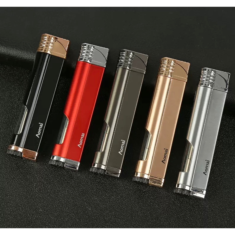 ไฟแช็ค Aomai แบบมองเห็นแก๊ส ไฟฟู่ ใช้งานดี พร้อมส่ง ค่ะ