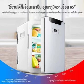 SANDE 20Lตู้เย็นประตูเดียว ตู้เย็นสารพัดประโยชน์ ด้วยฟังก์ชั่นลดเสียงรบกวนและ ตู้เย็นขนาดเล็ก มีหน้าจอแสดงผลแสดงอุณหภูมิ