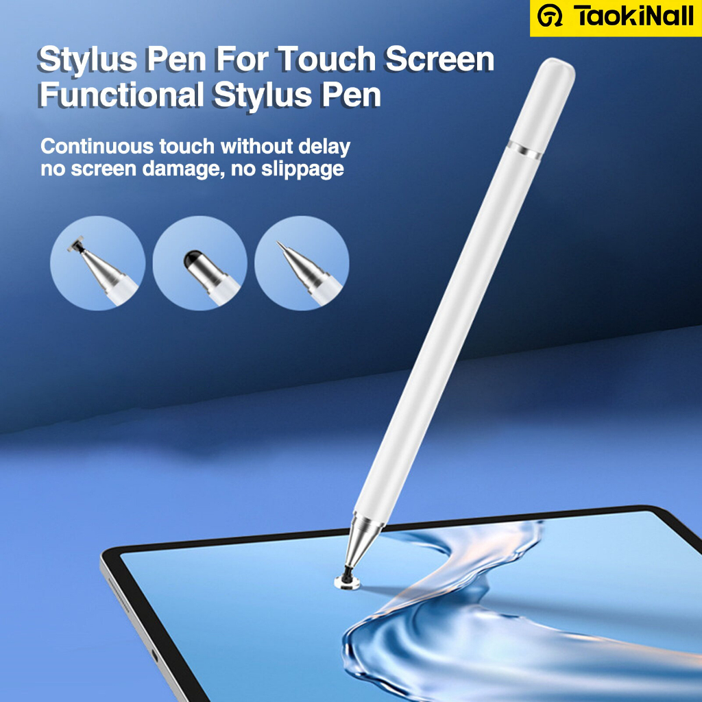 Taokinall ปากกาสไตลัส ปากกาวาดรูปโทรศัพท์ สัมผัสหน้าจอ สำหรับ lPad android 10,9,8,7,6 Air5 Air4 Air3 Mini6,5