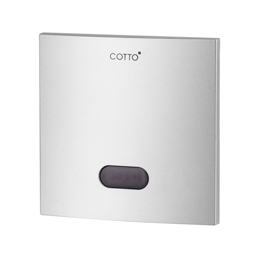 COTTO CT4801AC(NL) ฟลัชวาล์วอัตโนมัติโถปัสสาวะชายชนิดฝังผนัง BACK INLET(ใช้ไฟฟ้า)