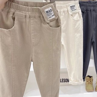 Happybabyกางเกงเด็ก2-12ปีกางเกงขายาว ฝ้ายแท้ แบบใหม่ ทรงหล่อ…