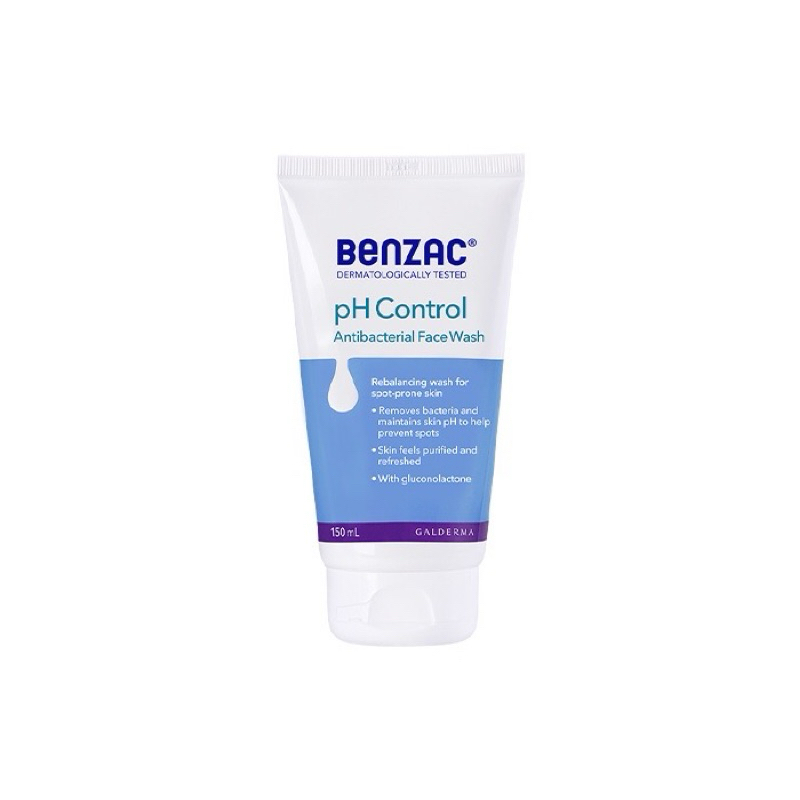 โฟมล้างหน้า Benzac PH Control Antibacterial Face Wash (150ml)