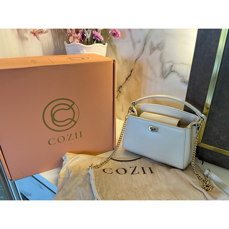 กระเป๋า cozii bag รุ่น Mini Sher ivory