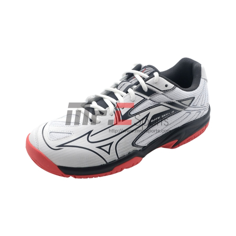 รองเท้าแบดมินตัน MIZUNO GATE SKY PLUS 4 (71GA242103) WHITE/BLACK/RED