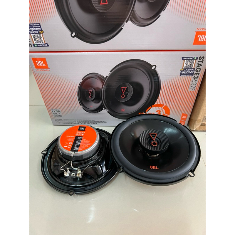 ราคาคู่ละ 1450บาท ลำโพงแกนร่วม 6.5“ 2ทาง JBL  รุ่น STAGE3627F ติดรถยนต์ ตู้บลูทูธ DIY