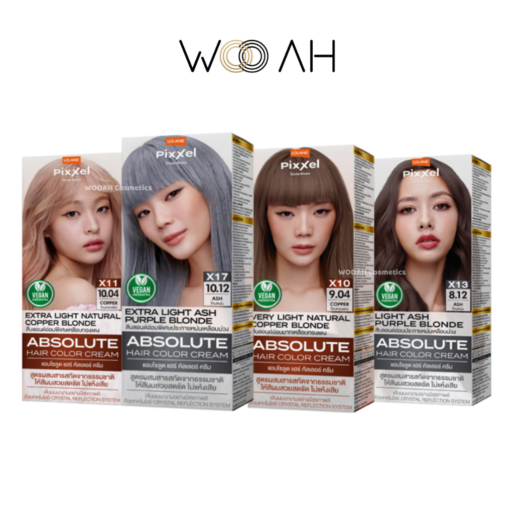 Lolane Pixxel Absolute Hair Color Cream 90g. โลแลน พิกเซล แอบโซลูต แฮร์ คัลเลอร์ ครีมเปลี่ยนสีผม