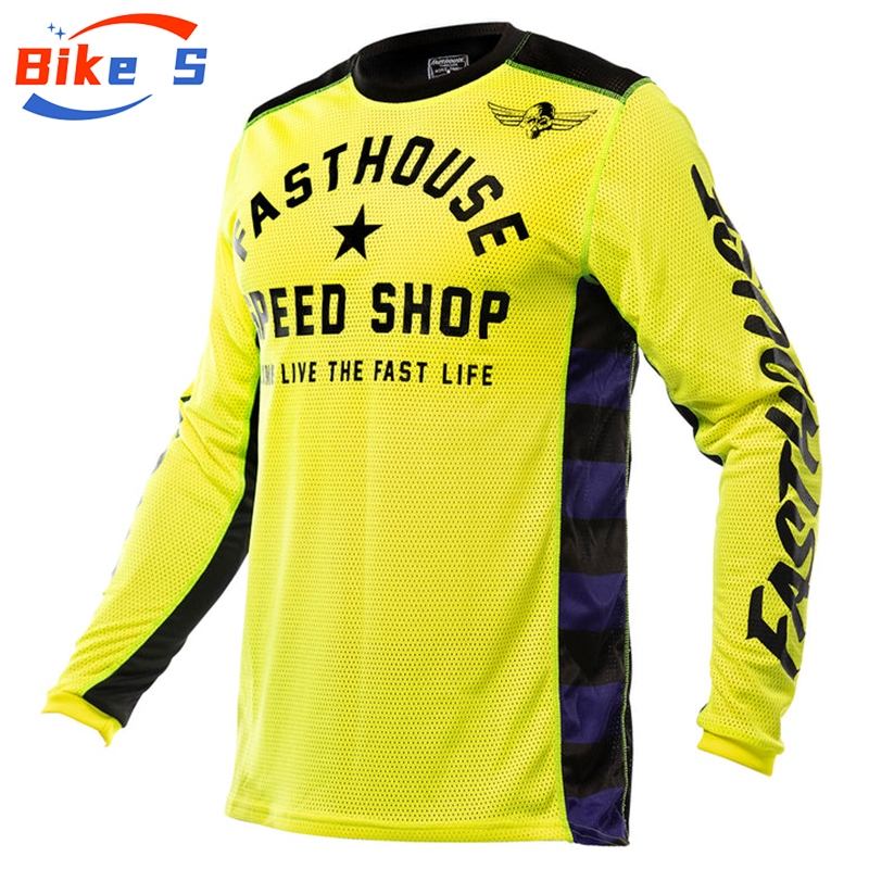Fasthouse เสื้อเจอร์ซีย์นักปั่นเสื้อเจอร์ซีย์นักปั่นเสื้อเจอร์ซีย์นักปั่นเสื้อแข่งรถจักรยานยนต์เสื้อแห้งเร็วเสื้อยืด