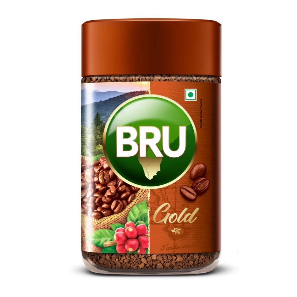 Bru Gold กาแฟฟรีซดรายระดับพรีเมียม สัมผัสรสชาติกาแฟเข้มข้น กาแฟสําเร็จรูปหอม