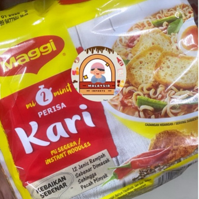 รวมมาม่า maggi malay รส kari/tomyam/laksa warisan/asam laksa/cili kampong