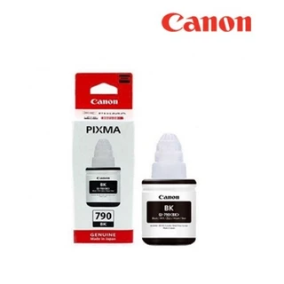 หมึกเติมของแท้ 100% CANON INK # GI-790 หมึกขวดแท้ 4 สี BK / C / M / Y สำหรับ Canon Pixma G1010 / G2010 / G3010 / G4010