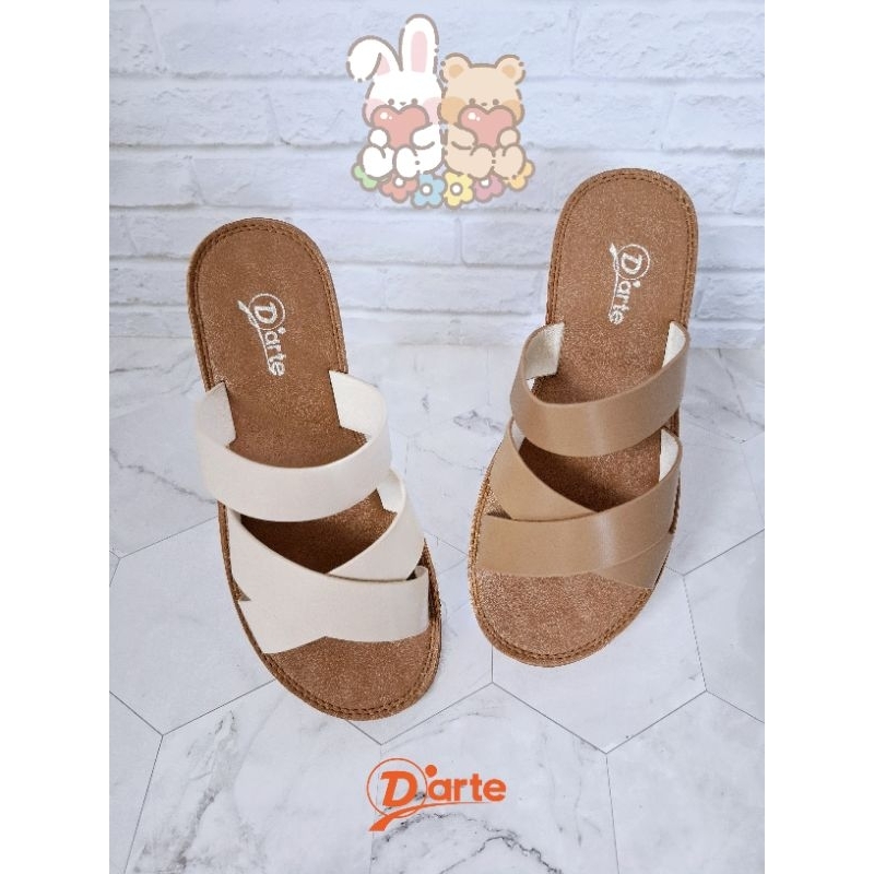 [พร้อมส่ง] ดาร์เต้ แท้ % รองเท้าแฟชั่น รองเท้าแตะสวม ใส่เดินเที่ยว รหัส D53-23432