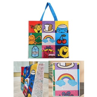 พร้อมส่ง กระเป๋าถือ ลายการ์ตูน ถุงผ้าไม่ทอ ผ้าสปันบอนด์ ถุงห…