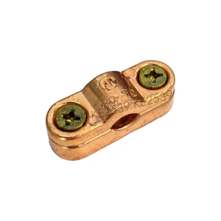 AP แคล้มจับสายเปลือย 50-70 sq.mm.+ ฐานรองแคล้มจับสาย Cable Saddle Clamp CAS070 แคล้มจับสายล่อฟ้า