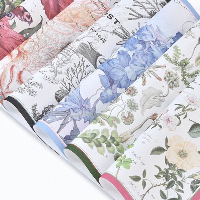 กระดาษห่อลวดลายธรรมชาติ ห่อของขวัญ ดอกไม้ Gift and flower wrapping paper 礼品鲜花 包装纸