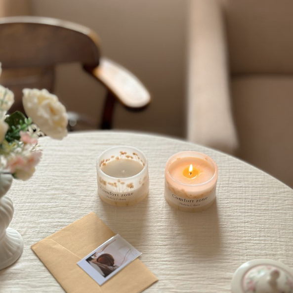 Soy wax I เทียนหอมไขถั่วเหลือง I เทียนหอมกลิ่น Comfort zone (145g)