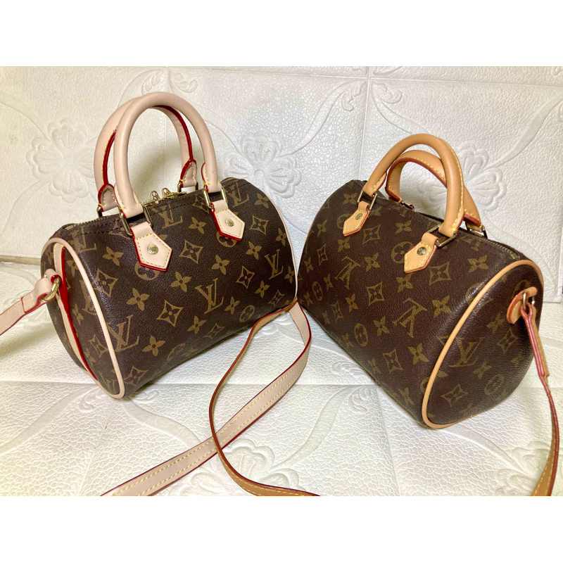 กระเป๋าสะพายข้าง Lv ทรงหมอน ขนาดspeedy20cm /ขนาด7.5นิ้ว งานมือสองตามการใช้งาน